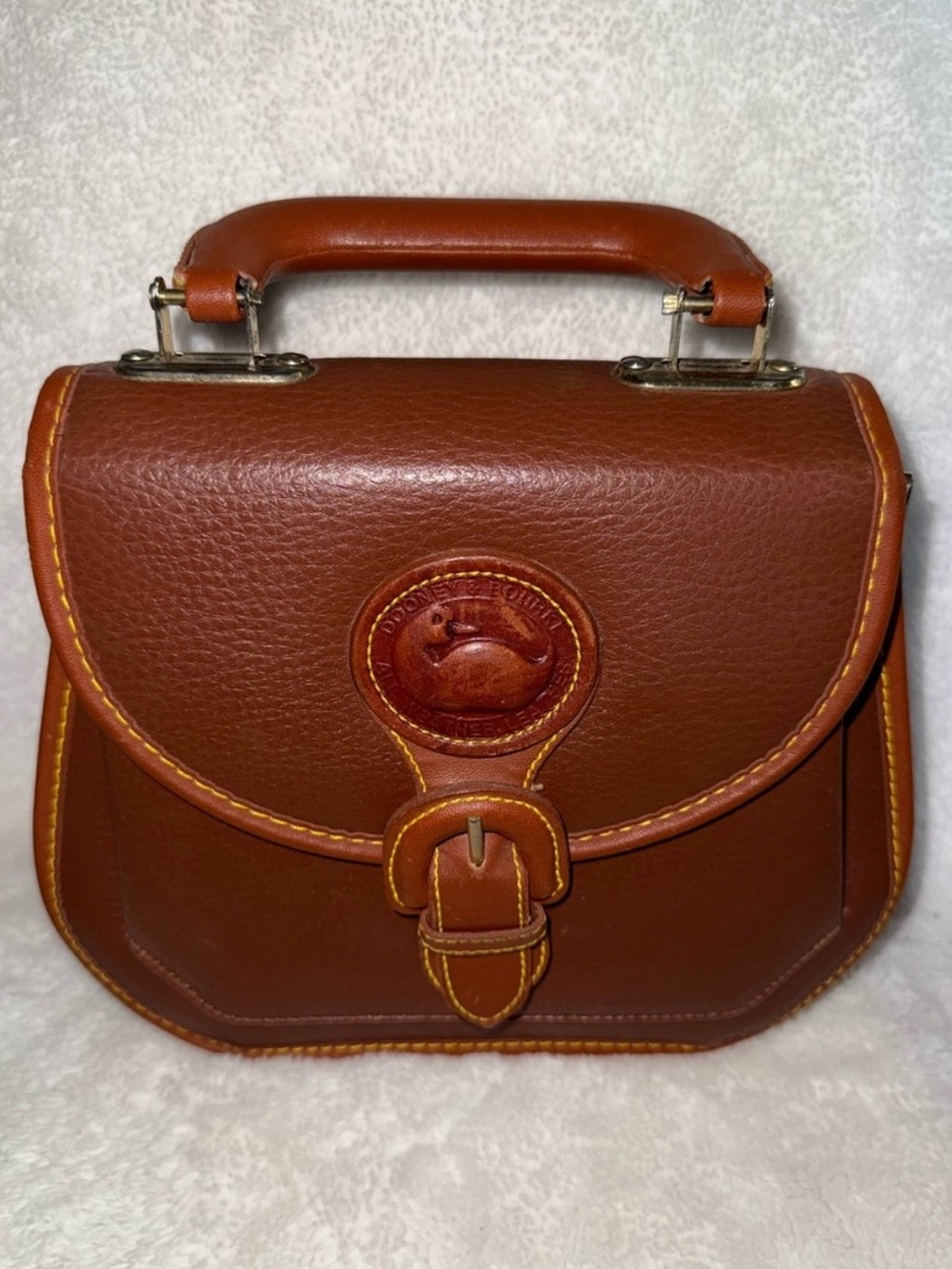 Vintage - 1990s Dooney & Bourke All-Weather Leather purse/Carrier